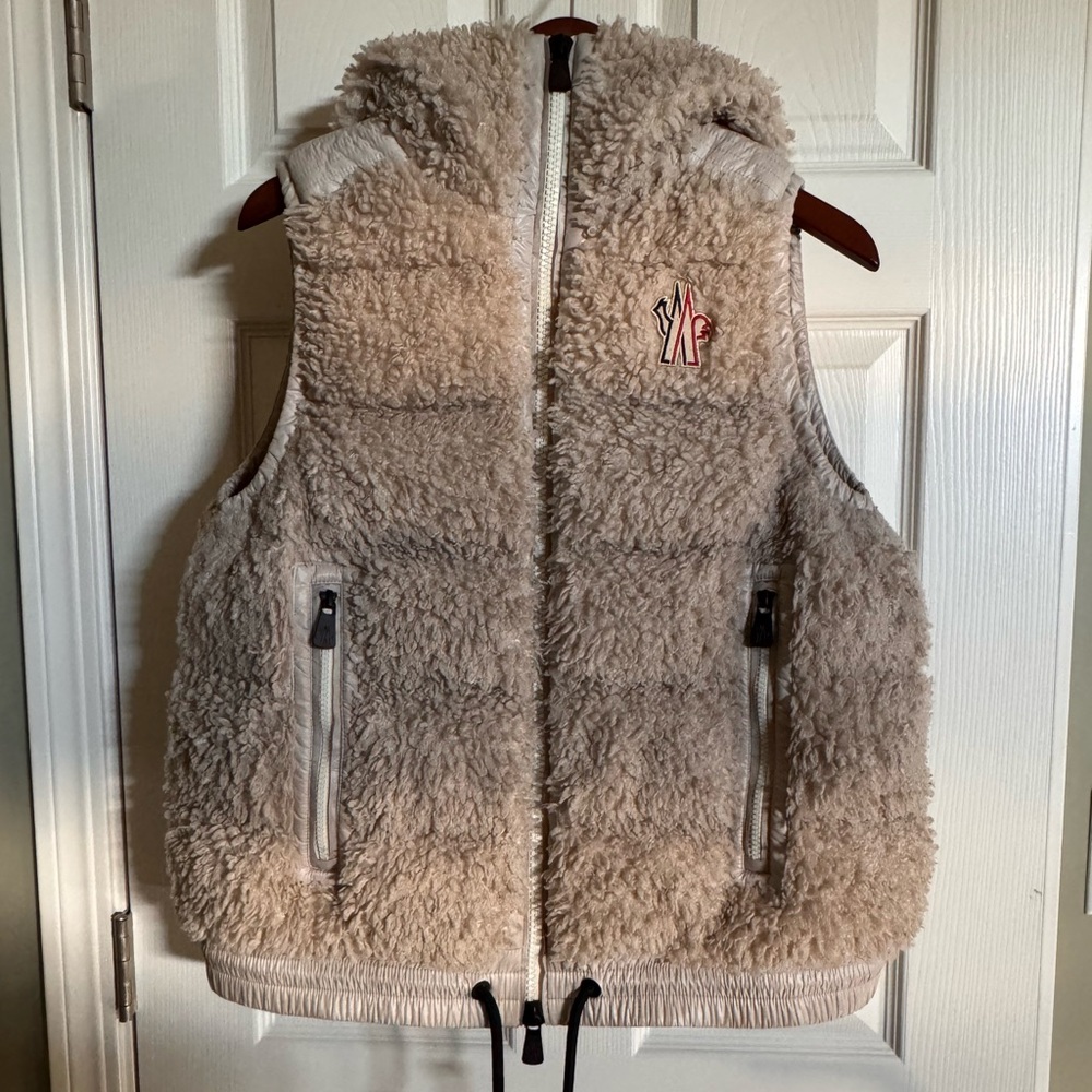 Teddy padded vest moncler